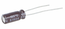 6,8uF/100V 5x11mm radial 105° ELKO Low ESR