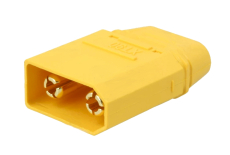 XT90H-M Stecker 2pol. 40A 500V gelb