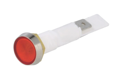 Signallampe 230V rot DM10mm 6,3mm FastOn