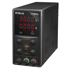 Labornetzgerät 0..30V 0..5A 2x Display PCW07A