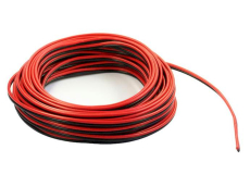 Litze 0,14 2 pol. rot/sw 5M