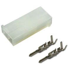 Steckergehäuse 2pol. TM 4,2mm Kabelmontage