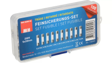 Sicherungssortiment träge 5x20mm 100 Stück in Box