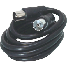 Antennenverlängerung 2M 75E 100dB schwarz IEC