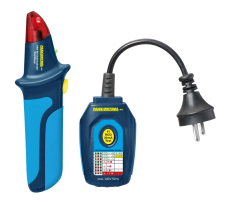 Stromkreisprüfer und Suchgerät mit 30mA FI-Tester + Steckdosenprüfer