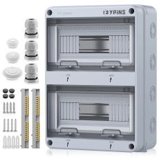 Verteilerkasten Aufputz 2-Reihig 24 Module IP65