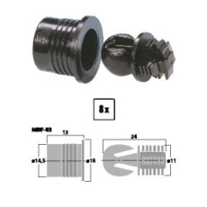 LS-Rahmendübelset 8 Stück MBF-83 Monacor