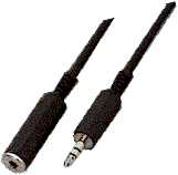 Klinkenverlängerung 5m Steck./Kuppl. 3,5mm 3pol
