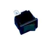 Wippschalter 1pol.EIN AUS250V/6A 21x15mm 12V-Grün