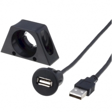 USB    Einbaubuchse    Type    A        auf    USB    Stecker    Type    A