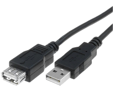 USB2.0-A Stecker/KupplungVerlängerung 3,0m Kabel