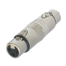 XLR Adapter XLR-Kupplung - XLR-Kupplung 3polig