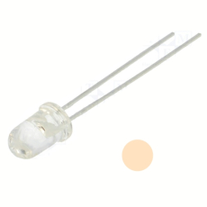 LED 5mm warmweiss 12000lm 2.9...3.4V 20mA 30°