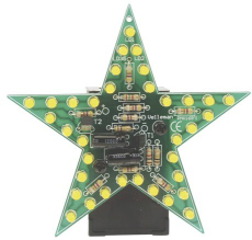 MK169Y Blinkender Led Stern gelb Bausatz