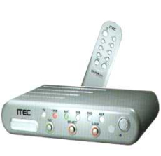 Videoumschalter Scart 4xEin 2xAus RGB/S-Video/V