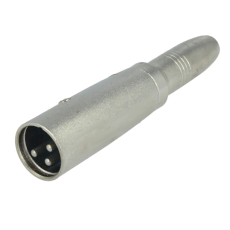 XLR Adapter XLR-Stecker auf Klinkenbuchse 6,3mm MONO