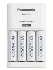 Ladegerät Eneloop BQCC55E1-4 AA/AAA Ladezeit 1,5h