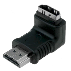 HDMI Winkeladapter Stecker-Kupplung 90°