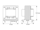 Transformator 2x12V/220V 50VA