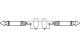 Instrumentenkabel 3m 2xKlinkenstecker rot