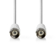 Sat Anschlußkabel 2xF-Stecker 2m weiß