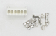 Buchse RM 2,54mm 6pol. löt/crimp Einsätze Molex