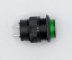 Taster Schließer Aus-(Ein) grün 1A/250VAC LED DM16mm