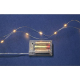 Lichterkette Led Micro 3xAA 40 Led`s 2,45m Länge