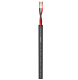 Mantelleitung Lautsprecherkabel 2x2,5mm² PVC DM7,8mm schwarz (Meterware)
