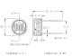Fotowiderstand DM 13mm 550nm 250mW 1M Ohm