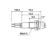 Signallampe 24VDC rot 5,2mm mit Kabel IP40