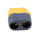 XT60H-F Buchse 2pol. 30A 500VDC gelb vergoldet
