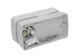 Gehäuse mit Stecker und Buchse 129x64x57mm weiss