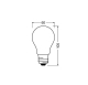 E27 230V 11W 1521lm DIM Filament warmweiß LEDVANCE