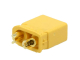 XT30H-M Stecker 2pol. 15A 500VDC gelb