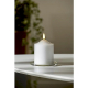 Kerze Led Flamme 12cm Echtwachs weiß Timmer
