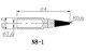 Lötspitze 0.6mm 3,6/5,2mm für ZD-8961