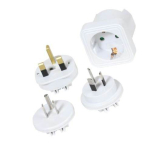 Reisestecker Weltadapter Set 4-teilig Groß Britannien, USA, Australien, China