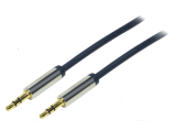 Klinkenkabel 3,5mm stereo 1M Stecker auf Stecker