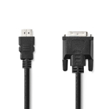 HDMI auf DVI  Kabel 2m Stecker - Stecker 24+1