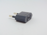 Reisestecker USA Buchse auf Europa-Stecker