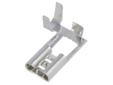 Flachsteckhülse 6,3mm blank 0,5-1,5mm² gewinkel