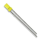 LED 3mm gelb V323P flach LEUCHTDIODE