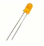 LED 5mm gelb blinkend 20mcd 60° 3.5-14V 2mA