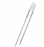 LED 3mm weiss 3500 mcd diffus 3,1V 20mA 60°