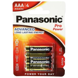 Batterie Micro 4 St. Panasonic Alkaline 4-er Pack