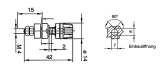 Geräteklemme PKI 10A 16A 4mm grün