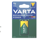 Akku 9V 200mAh 6LF22 26x17x49mm NIMH VARTA