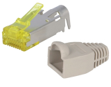 RJ45-Stecker 8pol. CAT6a HIGH ROSE geschirmt