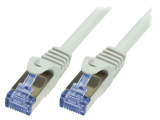 Patchkabel 1m CAT6a S/FTP geschirmt grau